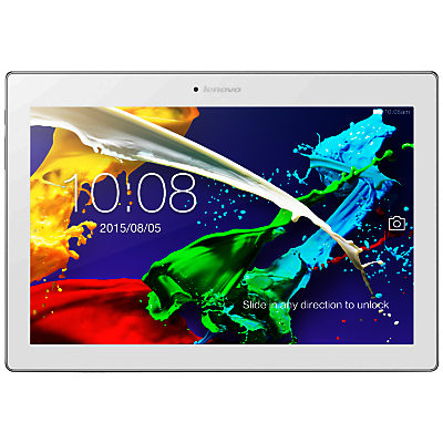 Lenovo Tab 2 A10 Tablet, Quad-core Processor, Android, 10.1, Wi-Fi & 3G, 16GB White